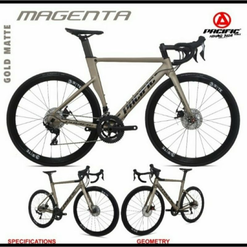 Road bike sepeda balap Pacific Magenta