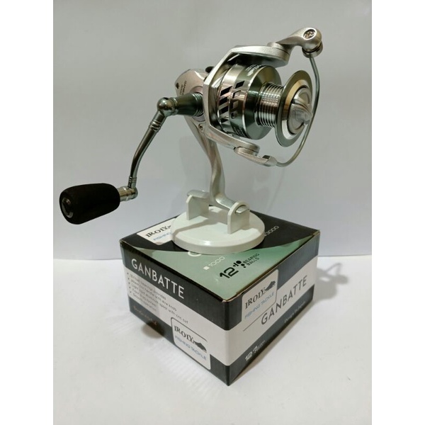 REEL PANCING IROLY GANBATTE 3000 | 12+1BALL BEARINGS | POWER HANDLE |