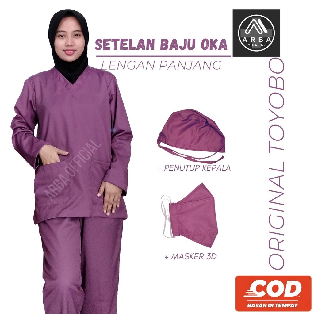 Baju OK OKA Jaga Dokter Perawat Petugas Medis