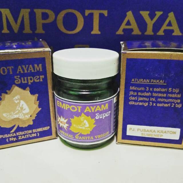 

Jamu empot ayam super original