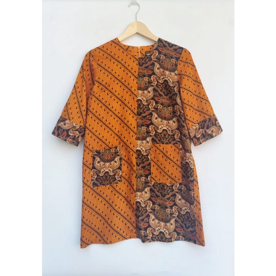 PRELOVED BATIK MIDI DRESS