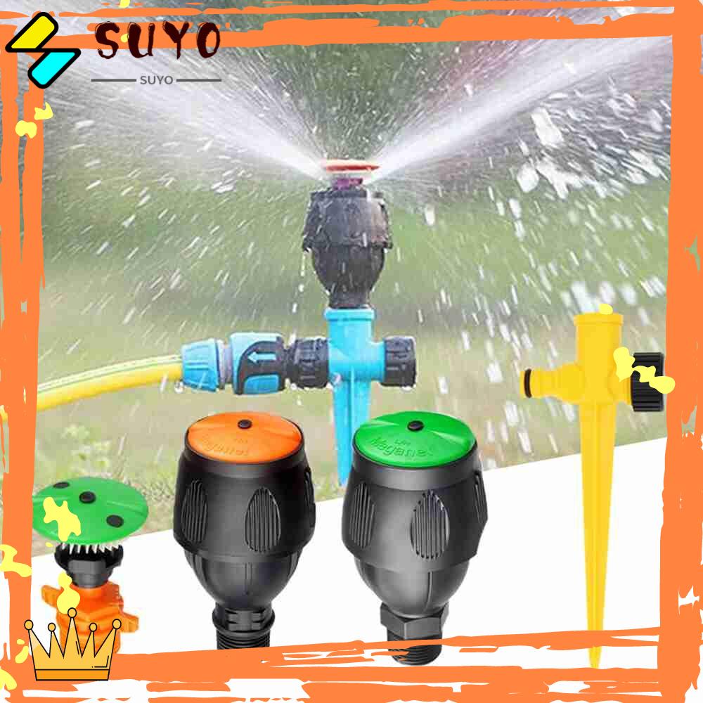 Suyo 2 / 5pcs Sprinkler Air Otomatis Dapat Berputar 360 Derajat Untuk Taman