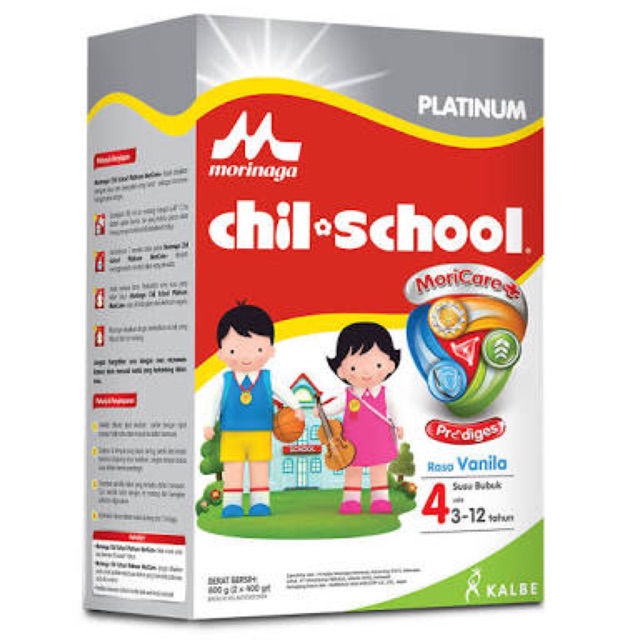 Morinaga Chil School 4 platinum vanila 800G Box