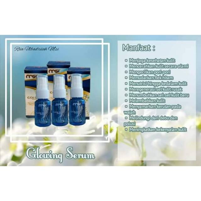 Serum glowing MSI