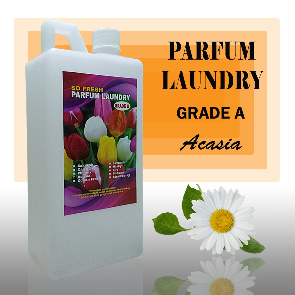 PARFUM LAUNDRY  PEWANGI PAKAIAN AROMA ACASIA 1 LITER