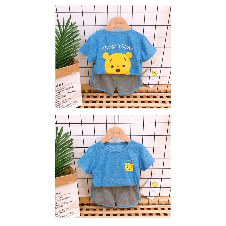 1234OS - BAJU SANTAI ANAK SETELAN PENDEK ANAK LAKI LAKI PEREMPUAN IMPORT