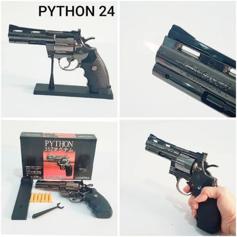 Korek api pistol python Korek Pyhton Revolver Korek Python 357
