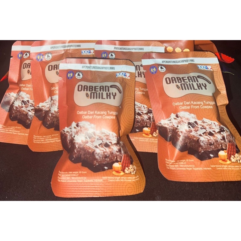 

Oabean Milky - Oatbar dari kacang tunggak - Cemilan Sehat