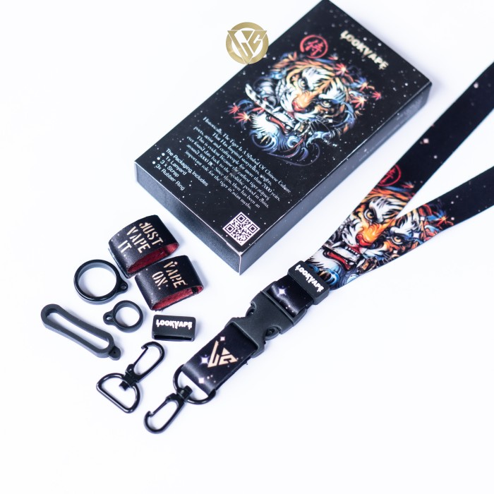 

{ cokro.mintostore } LK-01 TIGER Lanyard Tissue Lookvape adjustable 2layer multifuntion