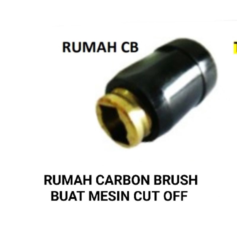 TUTUP/ RUMAH CARBON BRUSH BUAT MESIN CUT OFF