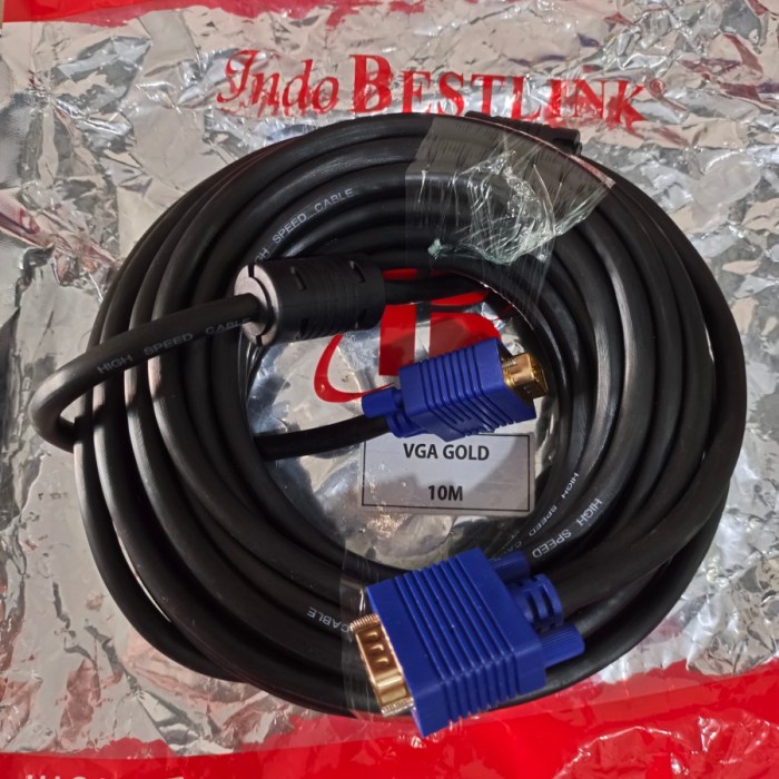 Bestlink Kabel VGA 10Meter Gold Plated