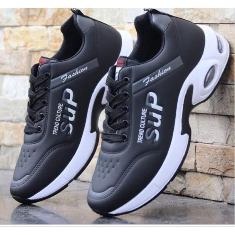 TmO - 8.8 Sale sepatu pria sneakers running fashion SUP Press Timbul/sepatu fashion sneakers tali kekinian termurah bisa cod size 39-43/sepatu press timbul