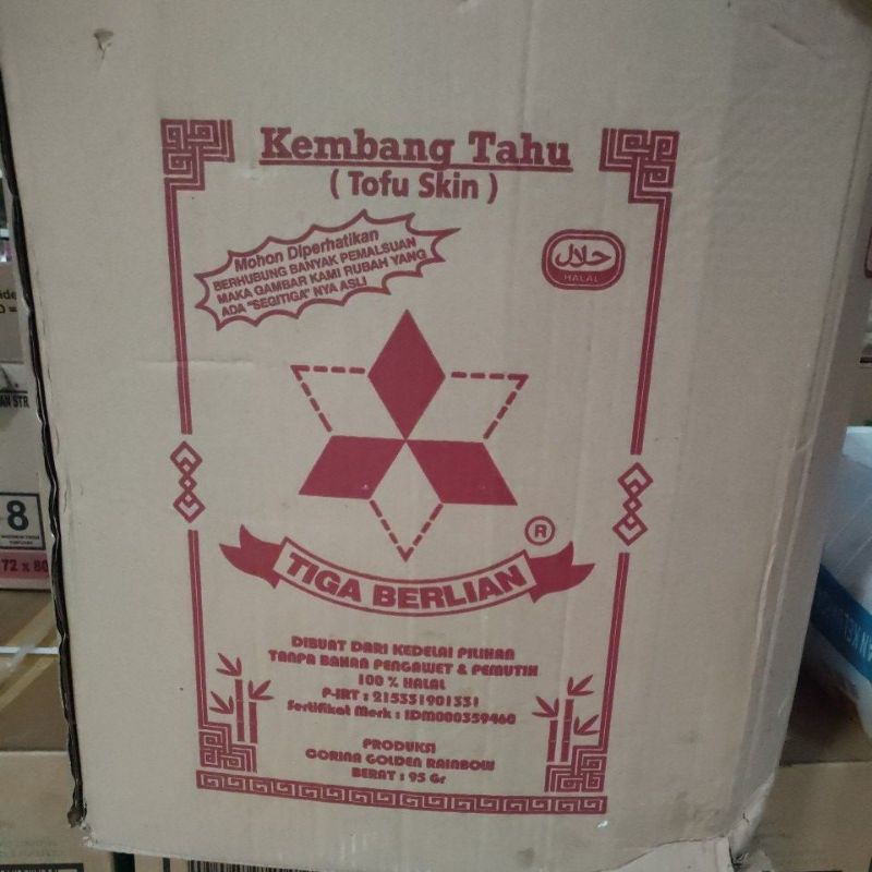 Kulit Kembang Tahu Cap Tiga Berlian (KARTON)