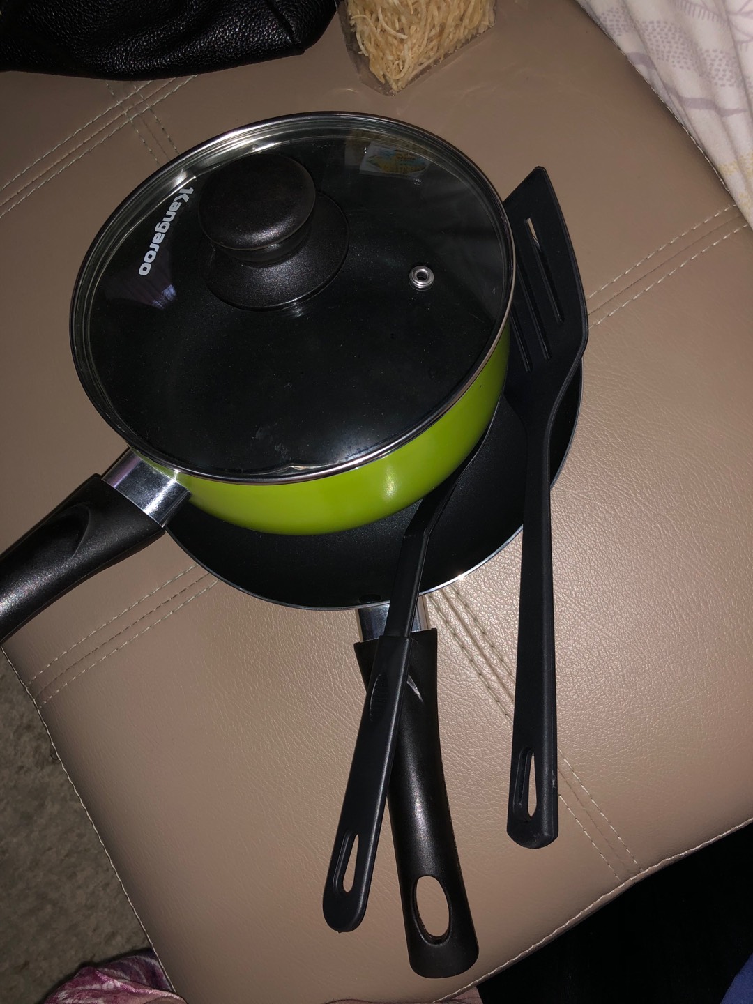 Panci Wajan Teflon Anti Lengket Tanpa Minyak Set Of 5 Kangaroo Emerald Cookware Panggang Serbaguna