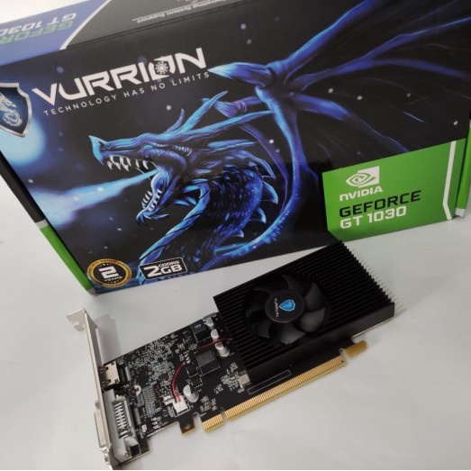 Vurrion GT 1030 2GB DDR5 64Bit - LP Single Fan VGA Card