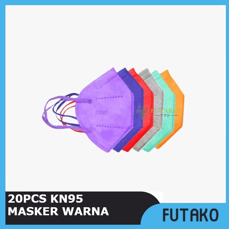 FUTAKO Masker Wajah KN95 5 PLY 20 Pcs BISA PILIH WARNA