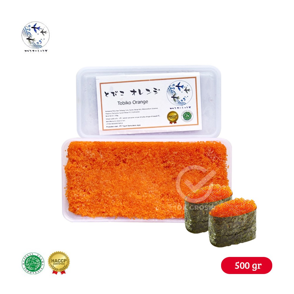 

Tobiko Orange / Telur Ikan terbang / Fish Roe (500 gr) KHUSUS GRAB & GOSEND