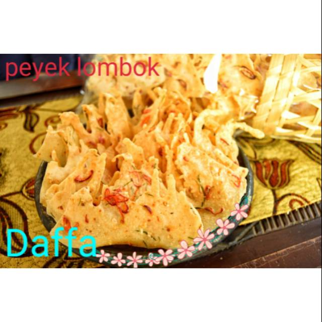 

Peyek Lombok renyah Daffa (250gr)