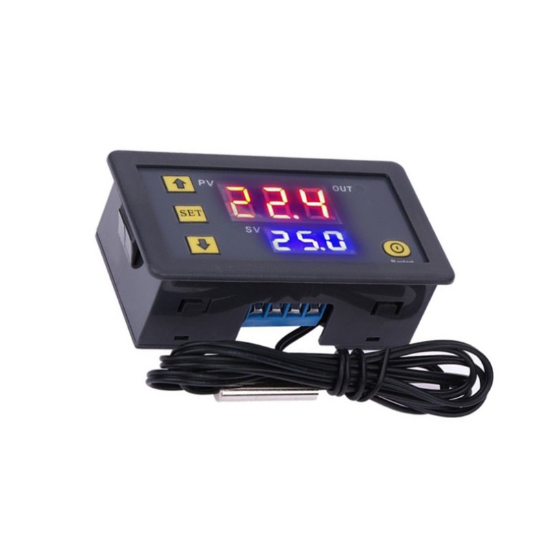 Digital Temperature Controller Thermostat LED Display AC110-220V with Sensor - W3230