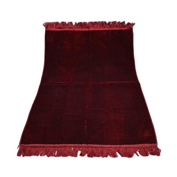 grosir sajadah turki polos marun premium