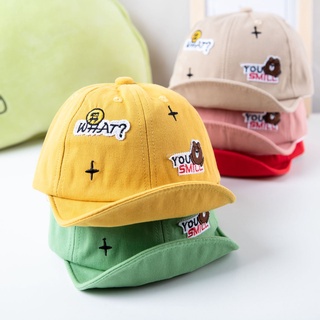 TOPI BASEBALL BABY WHAT YOU SMILE BABY CAPS IMPORT TOPI ANAK UNISEX LUCU