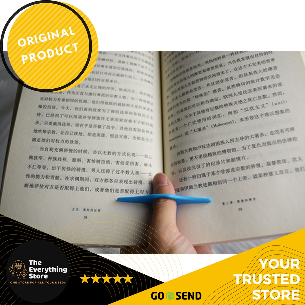 

Multifunction Plastic Thumb Book Page Holder Convenient Book Marker