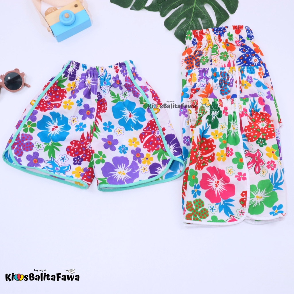 Summer Pants Kids uk 1-3 tahun / Celana Pendek Anak Laki Perempuan Harian Bawahan Hawaii Pants