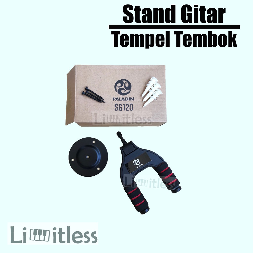 Hanger Gitar / Stand Gitar Gantung Dinding Tembok Wall Mount Paladin SG120 SG-120