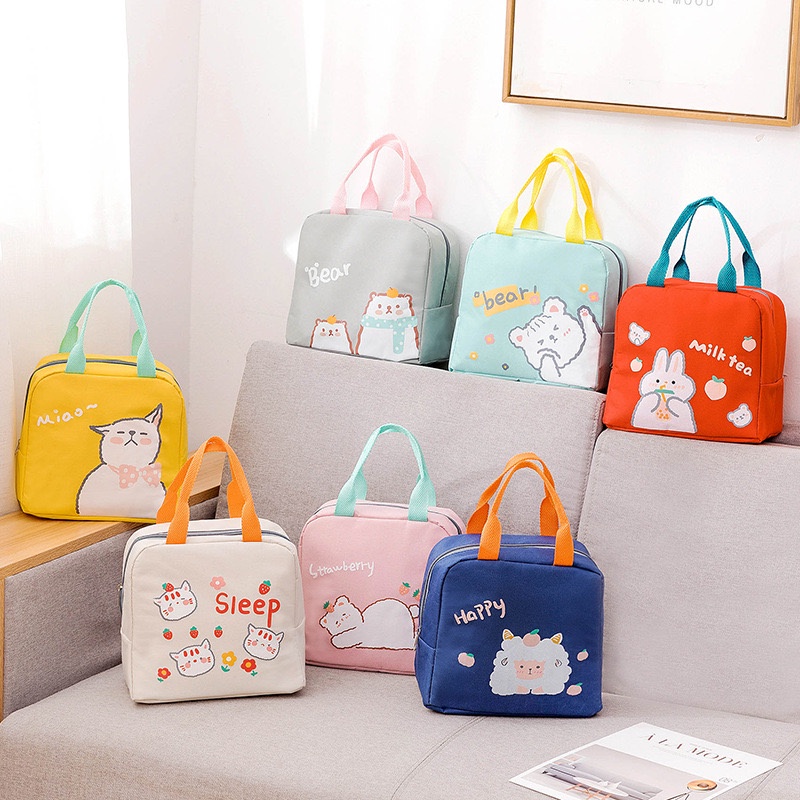 Naomi - Alanna Lunch Bag Import - Tas makan anak motif lucu - Tas Bekal - Tas naomi