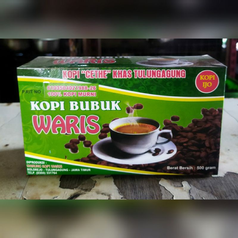 

Kopi bubuk waris kemasan ekonomis 500 gram