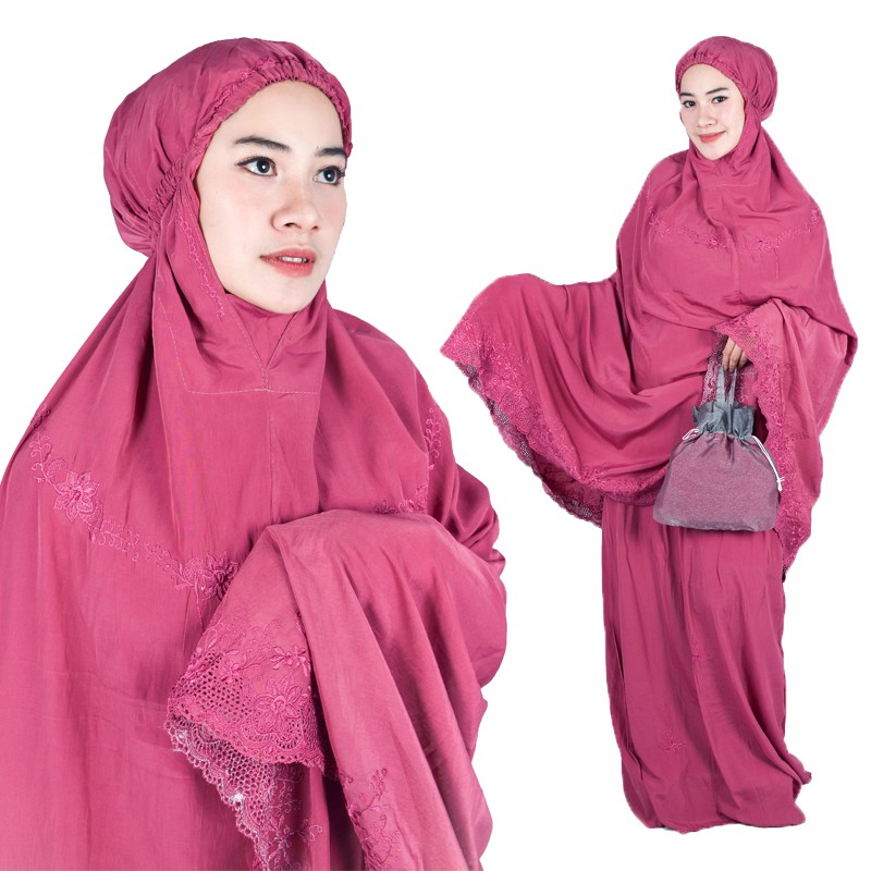 Mukena katun bordir Layla By Rozalia