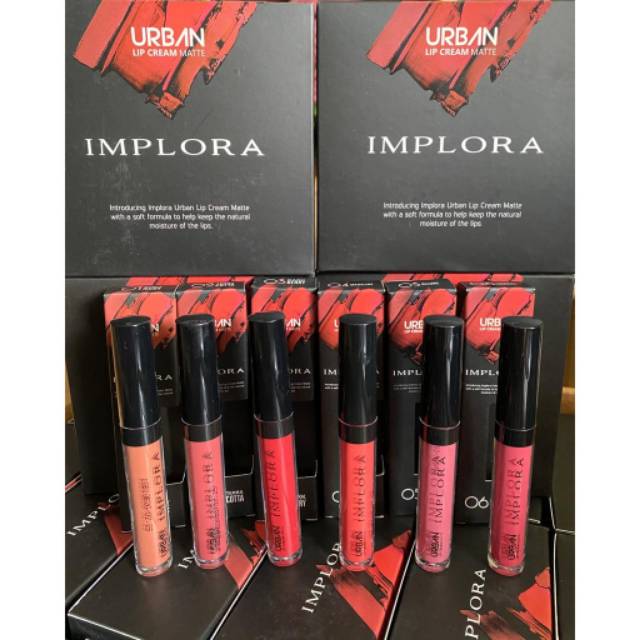 LIPSTIK IMPLORA / LIPSTIK URBAN IMPLORA / LIPSTIK IMPLORA LIP CREM