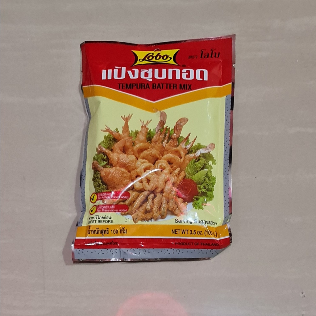 Bumbu Tempura Lobo Tempura Batter Mix Thailand 100 Gram