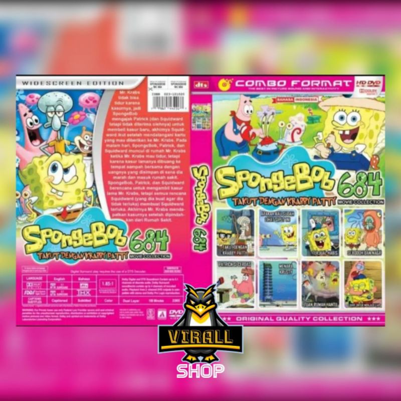 KASET FILM KARTUN ANAK " SPONGEBOB 684 "