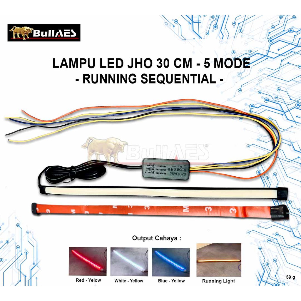 LAMPU LED 30 CM 5 IN 1 JHO-05 SEIN RUNNING 5 MACAM MODE  V0586