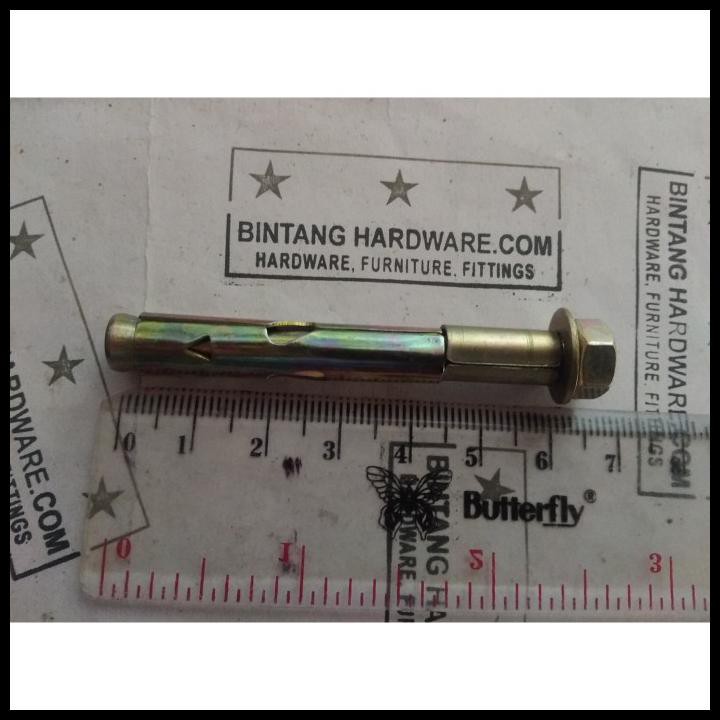 Dynabolt Dina Bolt Baut Tanam Tembok 8X70 Baut Beton Panjang 70 Mm Pcs