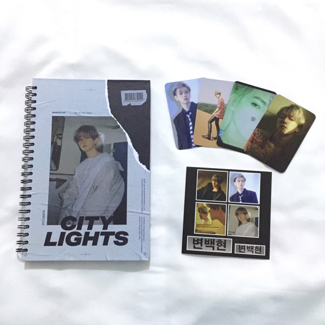 

EXO Baekhyun City Lights Notebook