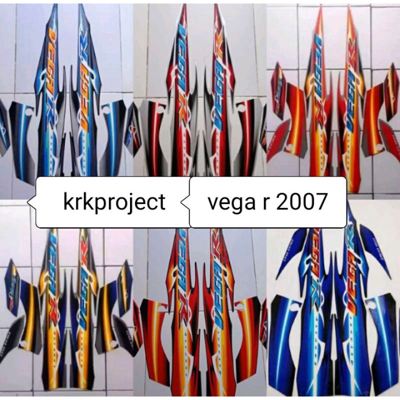 striping yamaha vega r new 2007