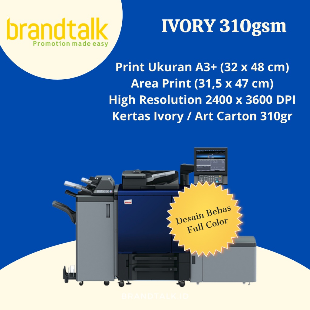 

Cetak Print On Demand Kertas Art Carton 310 gr Ukuran 32,5 cm x 48 cm