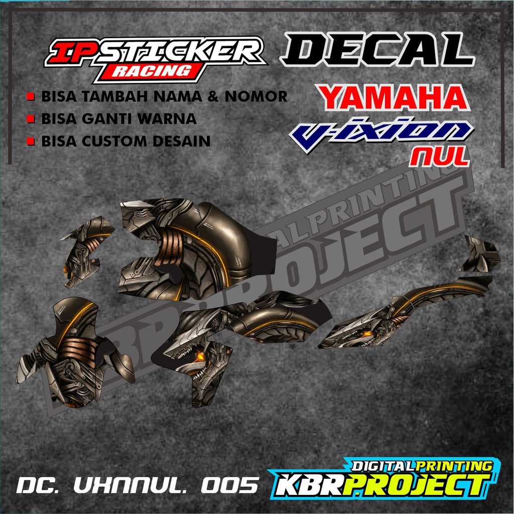 VIXION NVL Decal Sticker - Decal stiker Full Body VIXION NVL ip. 005 BISA CUSTOM