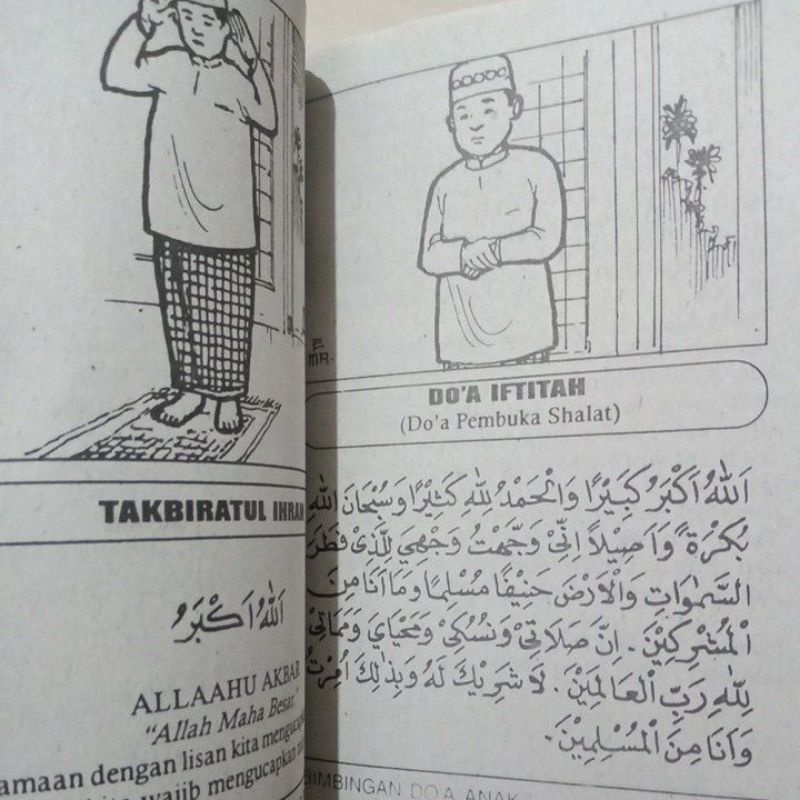 Buku Saku/Buku Doa Anak Dengan Gambar dan Cara Membacanya