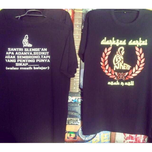 Kaos slankers santri kiss distro Lasem