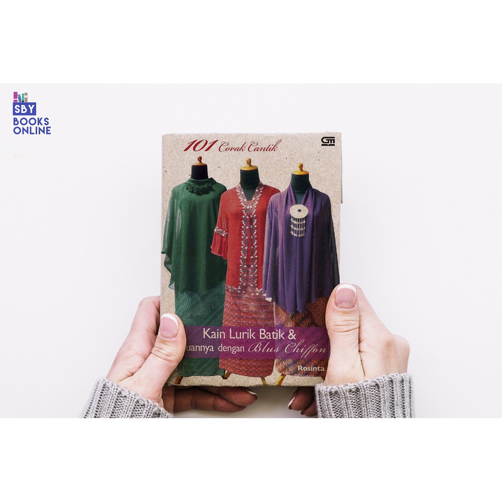 Buku 101 Corak Cantik Kain Lurik Batik Paduannya Dengan Blus Chiffon Shopee Indonesia