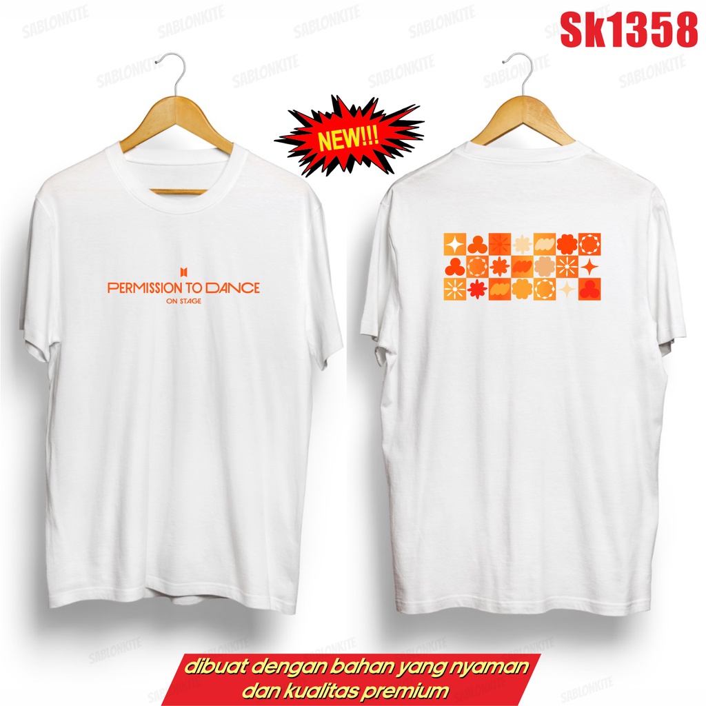 MURAH!!! KAOS KPOP SUGA SK1358 PERMISSION TO DANCE ON STAGE CONCERT PTD UNISEX