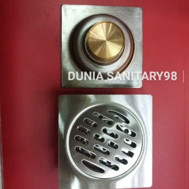 Floor Drain Katup anti serangga penahan Banjir dan Anti bau Stainless