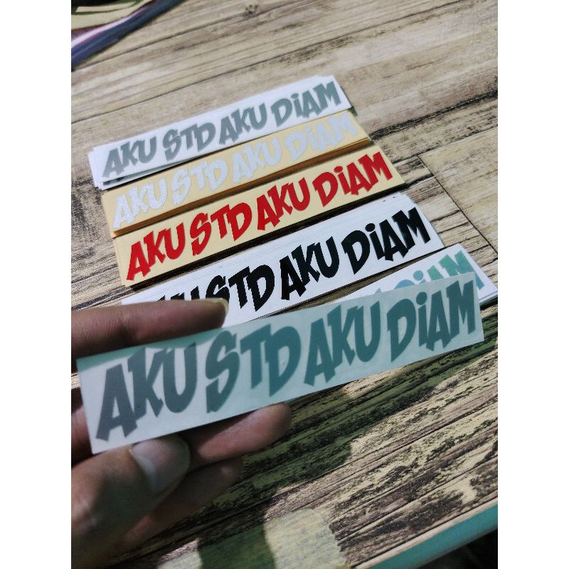 STICKER AKU STD AKU DIAM CUTTING