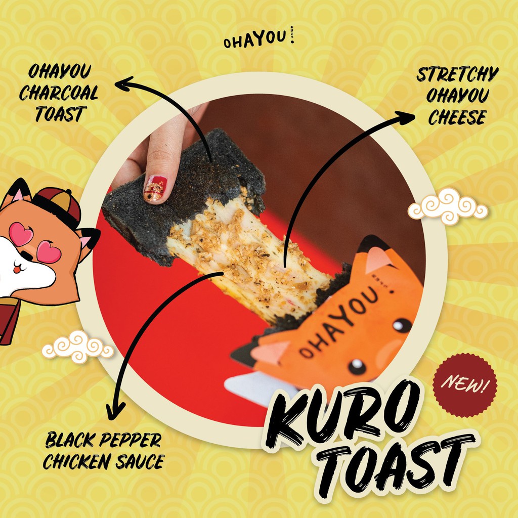 

Ohayou! KURO Cheese Toast