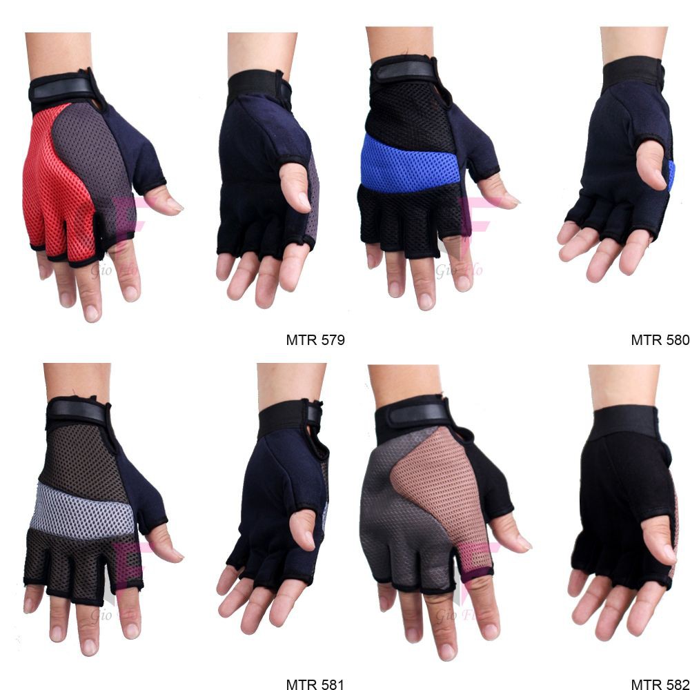 GIOFLO Sarung Tangan Motor Half Finger (Banyak Pilihan Warna)