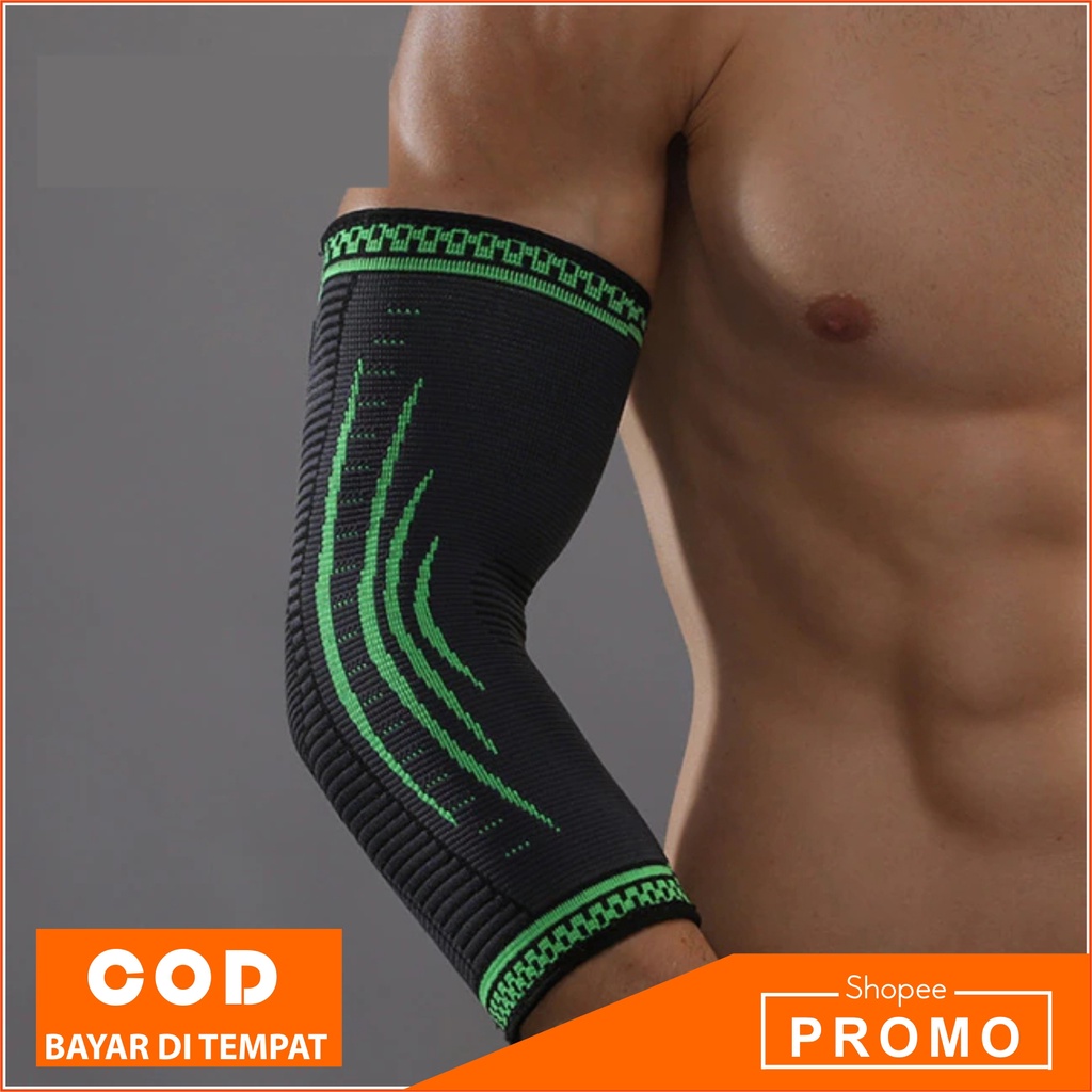 Deker Siku Tangan 1 Pcs Olahraga/Deker Sikut Futsal/Deker Lengan Tangan Volly Voli/Deker Siku Voli E