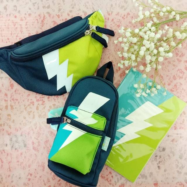 

WAIST BAG THUNDER PENCIL CASE MINI BACKPACK THUNDER WITH BOOK WAIST BAG ANAK TEMPAT PENCIL FOR BOYS